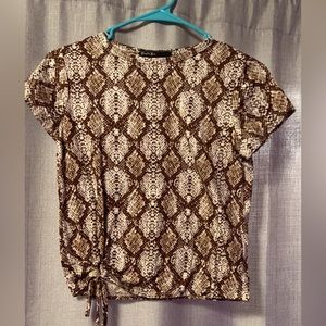 Snake skin shirt semi cropped, from Ross’s